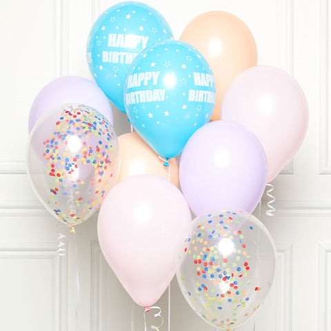 Pastel Happy Birthday Balloon Kits